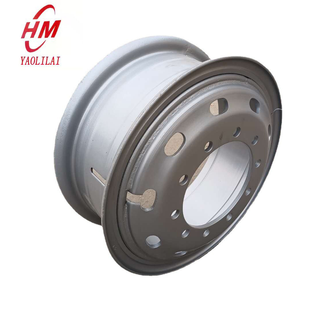 厂家批发货车钢圈8.5-24卡车轮毂配1200-24轮胎工程车轮辋车轮