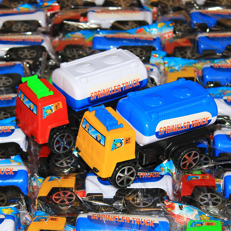 供应儿童玩具车袋装小玩具洒水车玩具儿童礼品套圈玩具2元店百货