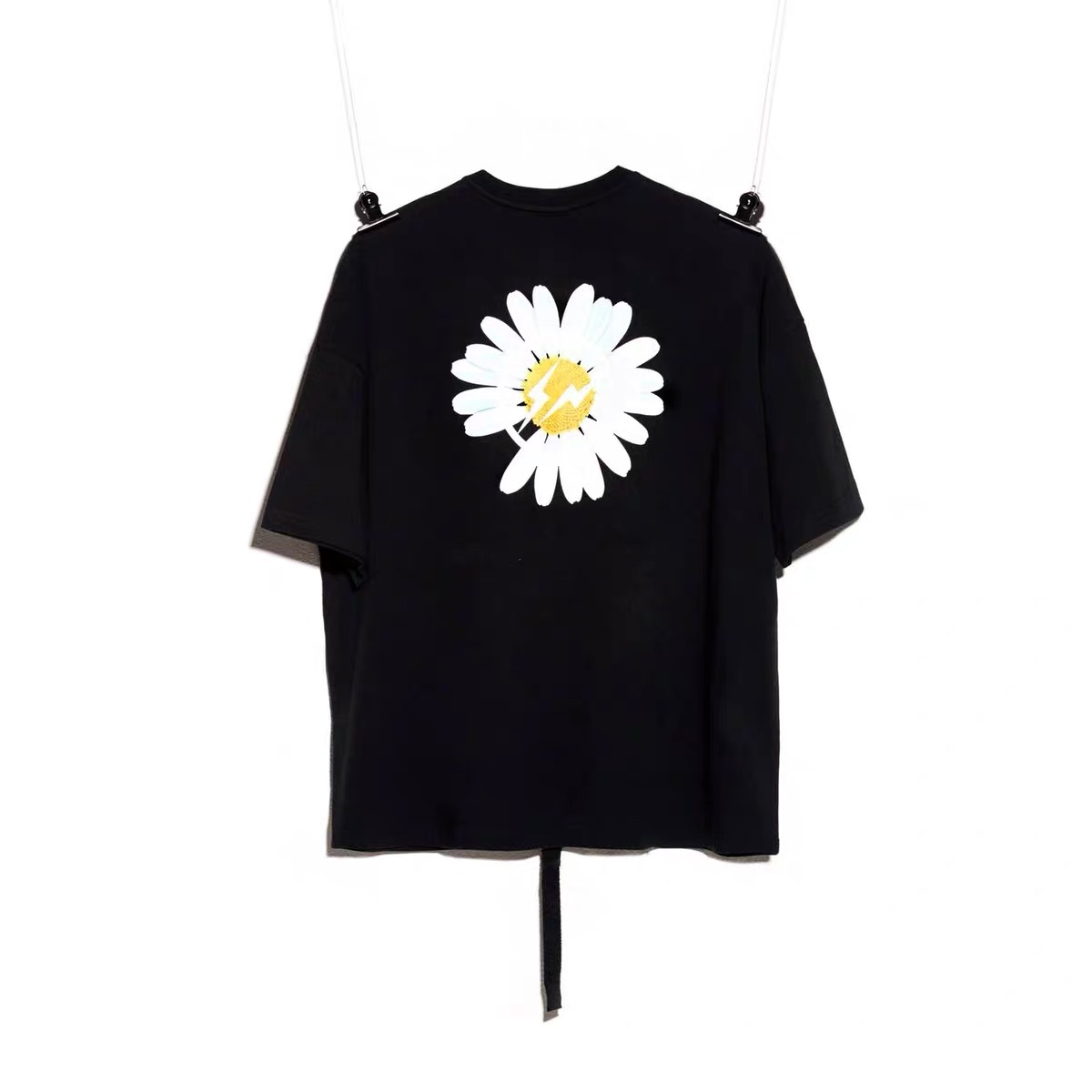 gd权志龙同款藤原浩联名闪电pmo小雏菊短袖t恤-阿里巴巴