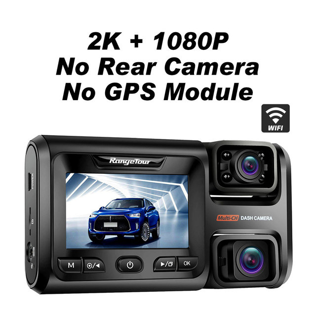 三镜头摄像头2k车载dvr wifi 记录仪夜视行车记录仪 v2-阿里巴巴