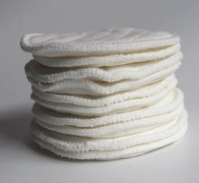 无荧光防溢乳垫可水洗生态棉六层九层空气层乳垫一包五对10片装