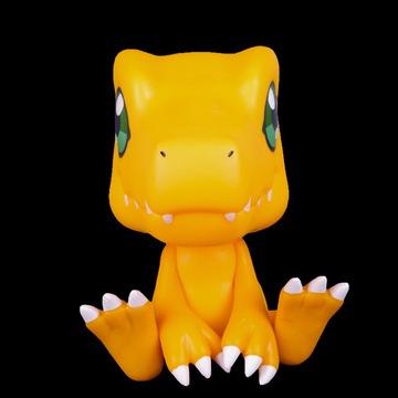 童年数码宝贝系列gk优质手办q版亚古兽数码宝贝手办模型摆件雕像-阿里