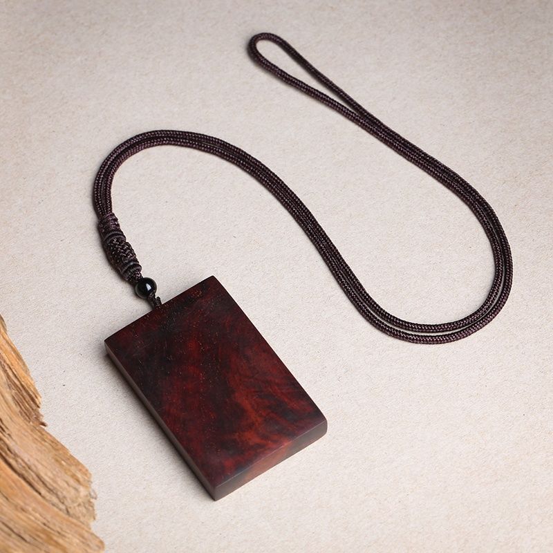 无事牌吊坠男木