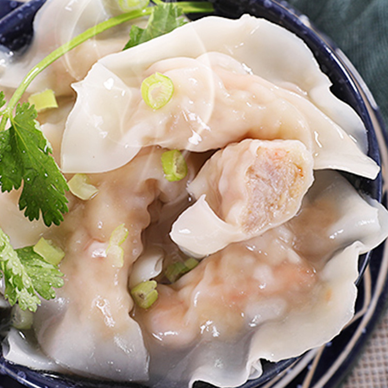 冷冻食品顺德特产海霸王速冻鱼皮角火锅食材配菜鲜肉饺350g