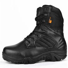 Men Delta Tactical Boots Leather High Performance Waterproof