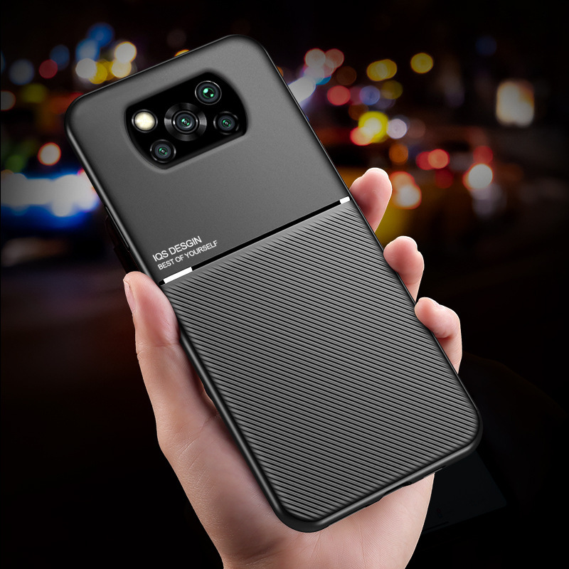 适用小米poco m3手机壳全包边防摔软硅胶皮纹x3 nfc超薄红米note9