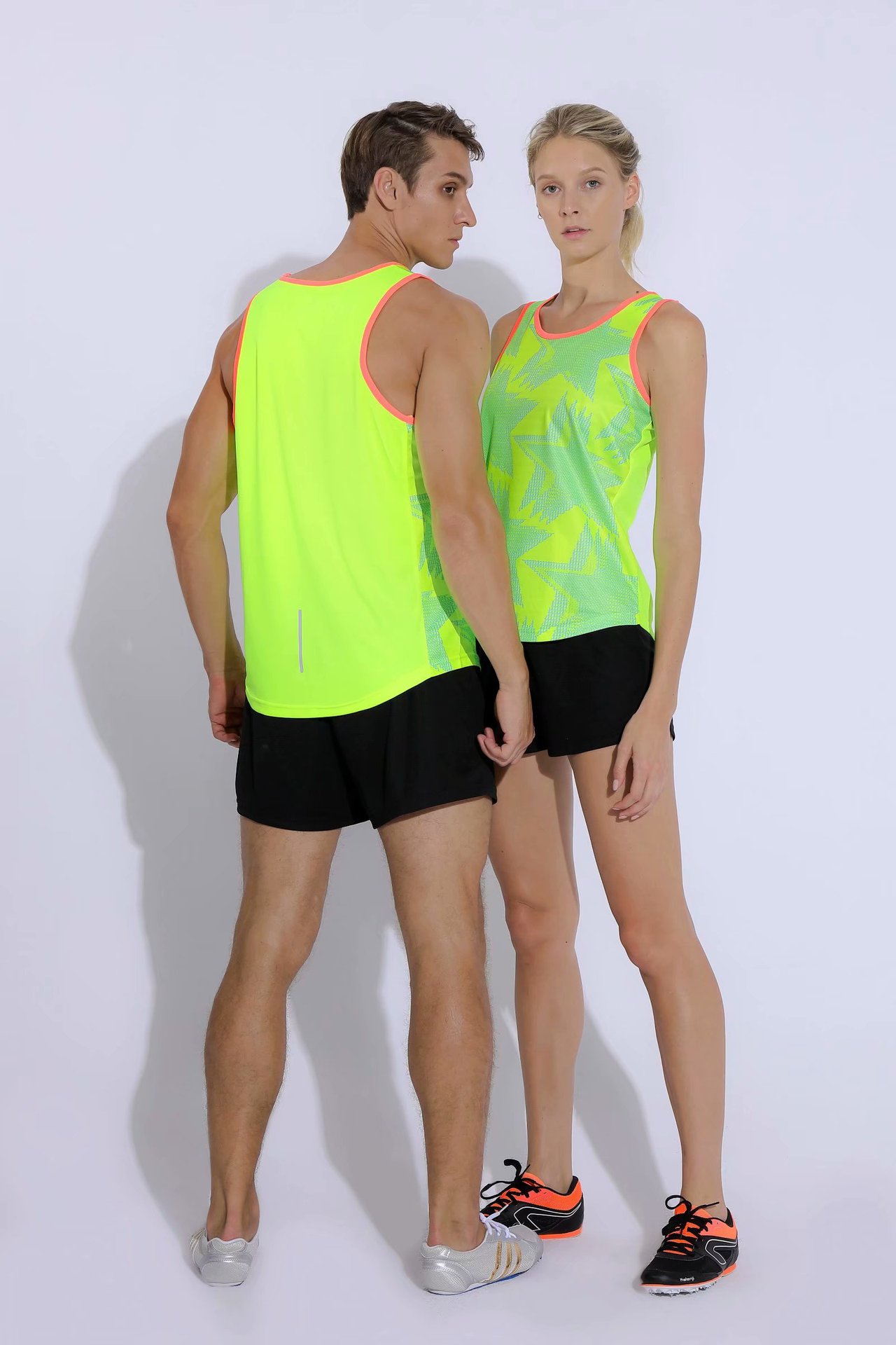 田径服套装男女马拉松比赛训练服运动服背心短裤紧身衣学生短跑服