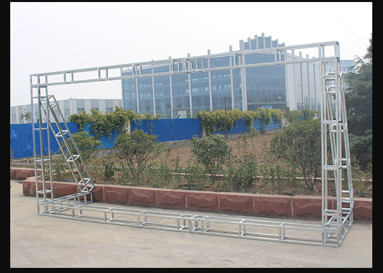 桁架背景架广告行架铝合金方管航架折叠雷亚舞台架子