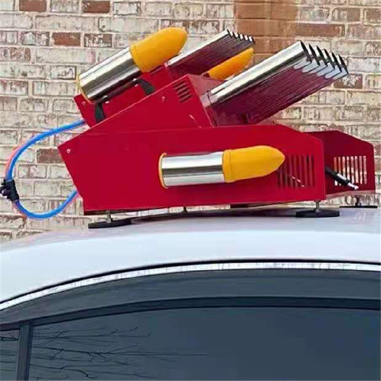 神韵带遥控小型婚庆电子礼炮打彩带车顶鞭炮机带音乐开业迎宾