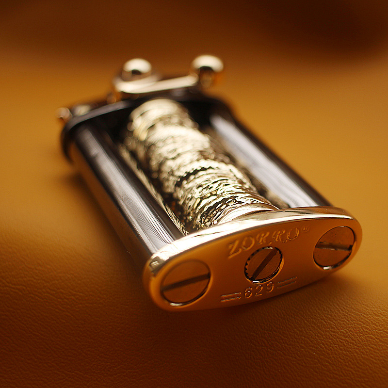 香港zorro佐罗592纯铜转运龙戏珠煤油防风打火机新款个性复古貔貅采购