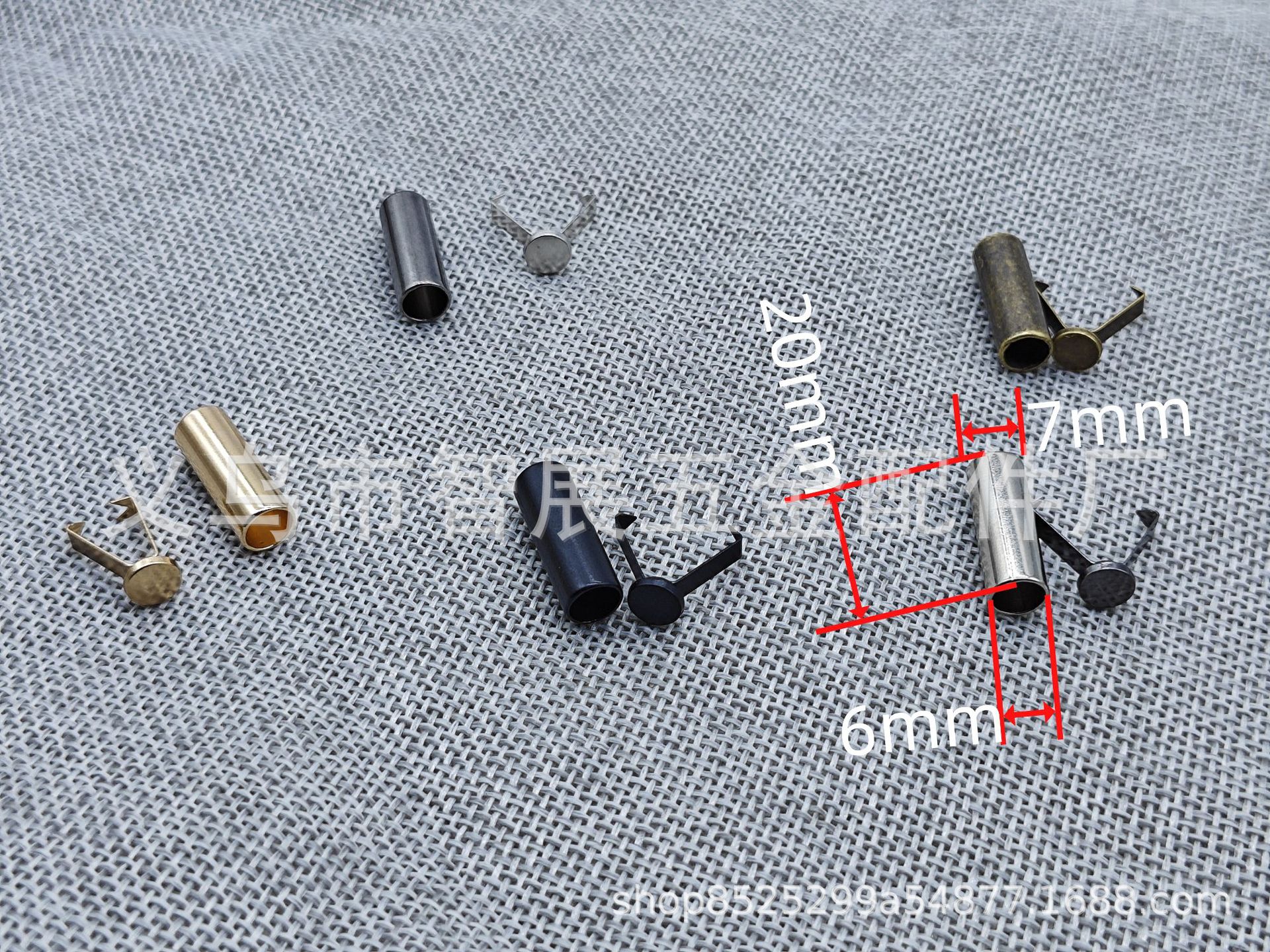 wholesale metal clip rope bell sweatshirt hat pants belt detachable wear string clip pendant buckle hatband clip accessories