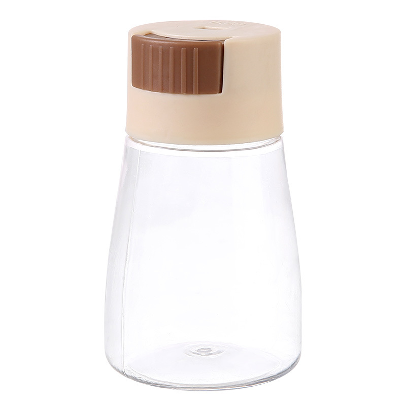 Kitchen Push-Type Salt Jar Control Salt Bottle Jar Salt Spraying Artifact Measuring Salt Seasoning Box Kitchen Spice Bottle