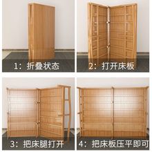 竹床可折叠床单人双人简易家用成人午休午睡凉床出租屋竹子木板床