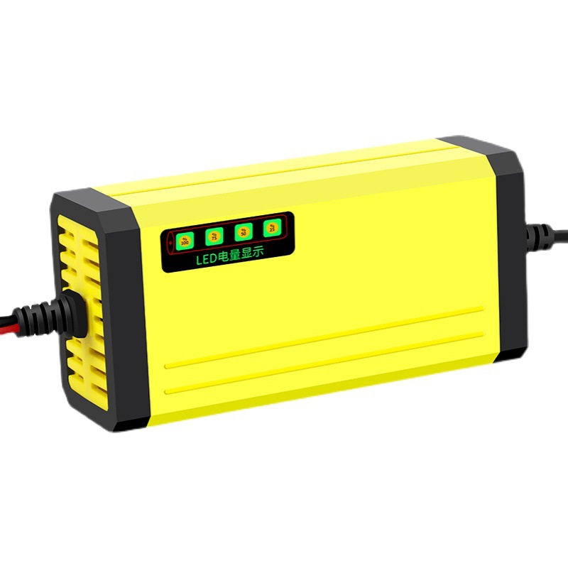 汽车电瓶充电器12v铅酸蓄电池12v20ah智能带显示摩托车电瓶充电器