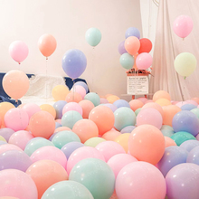 加厚马卡龙气球无毒儿童生日装饰场景布置汽球批发结婚房表白悟瑞