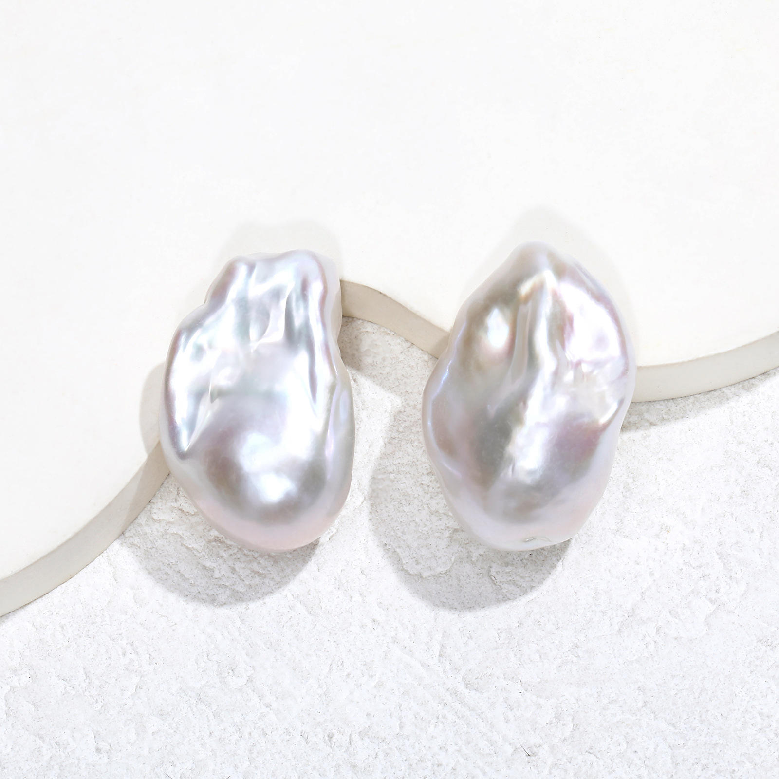 批发 天然大巴洛克不规则异形珍珠裸珠 淡水强光散珠diy手工珍珠