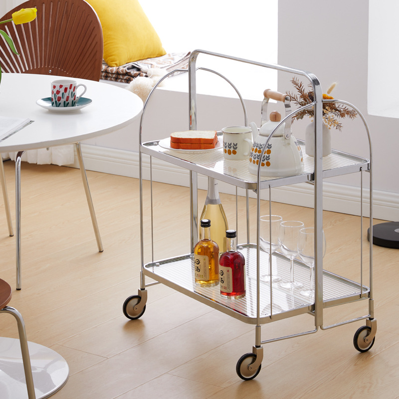 插单2022夏不锈钢餐车酒店小推车三层手推车餐厅送餐车收碗车饭店酒水