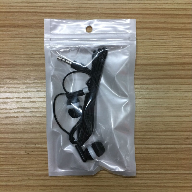 Wired Earphone in-Ear Bags 3.5mm Universal Computer Tablet Not Earphone with MIC Mobile Phone Headset