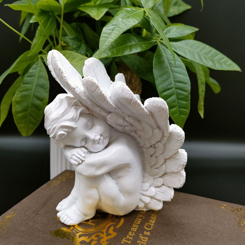 Angel Statue Decoration Angel Cupid Resin Crafts Home Porch Statue Indoor Decoration in Stock