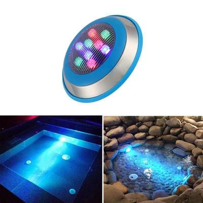 led泳池壁灯挂壁式水下灯水底灯9w18w水下灯游泳池灯防水射灯