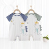 baby one-piece garment summer Thin section Short sleeved pajamas Newborn clothes baby Romper Climb clothes Summer wear