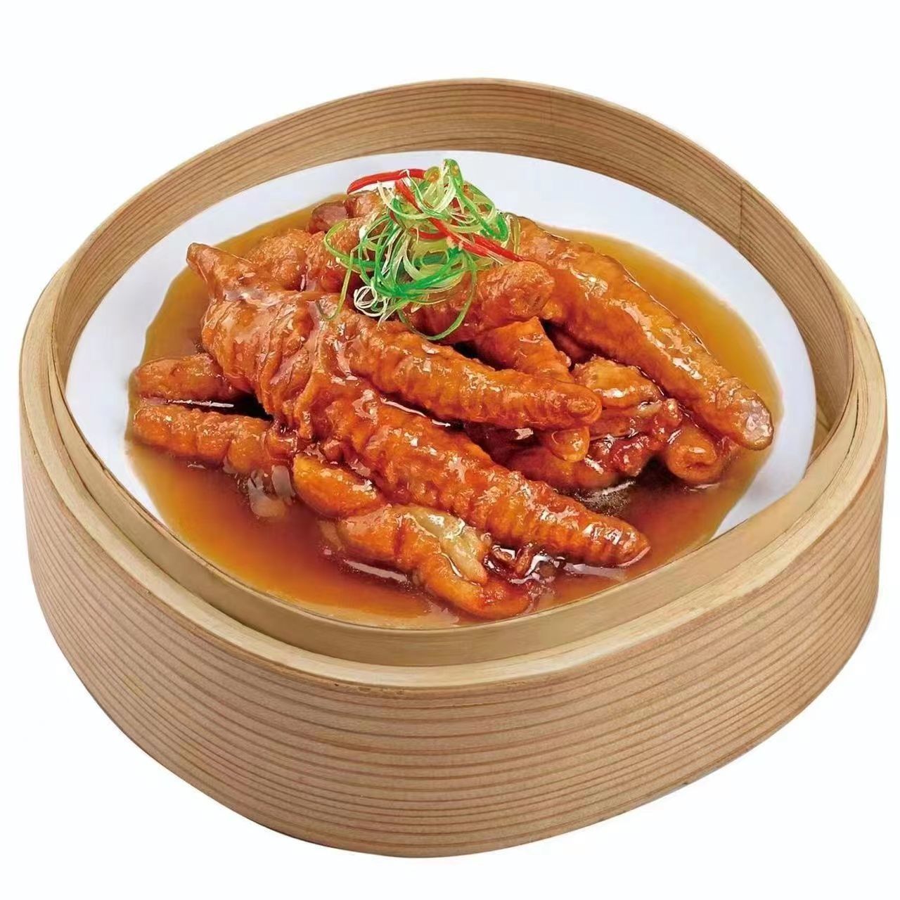 酱香凤爪广式鸡爪港式点心虎皮凤爪家庭茶餐厅酒楼早餐早茶半成品