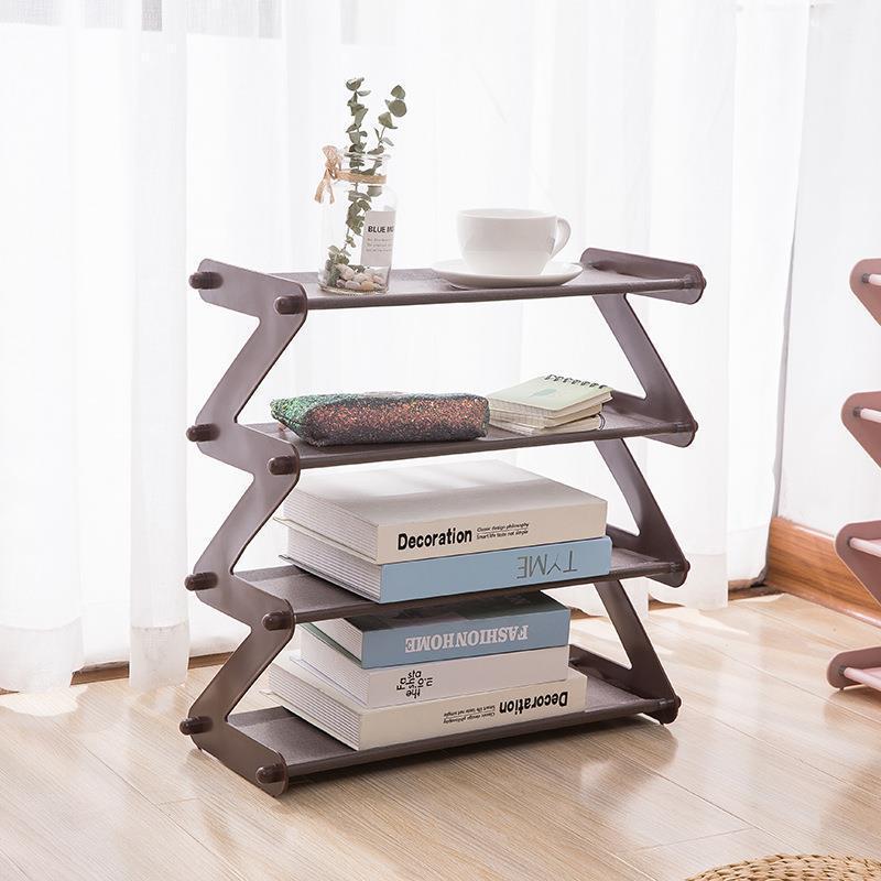 Xiaohongshu Same Style Ins Shoe Rack Simple Shoe Cabinet Shoe Storage Floor Combined Foldable Vertical Shoe Rack