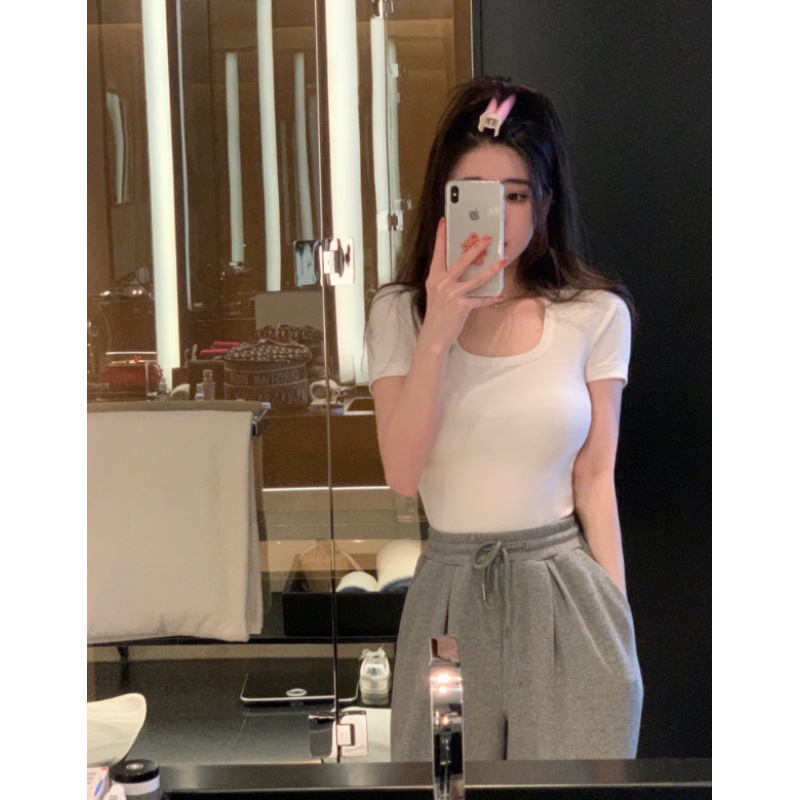 进店b备classic系列/超大弹力胸大腰细必入款t恤上衣女