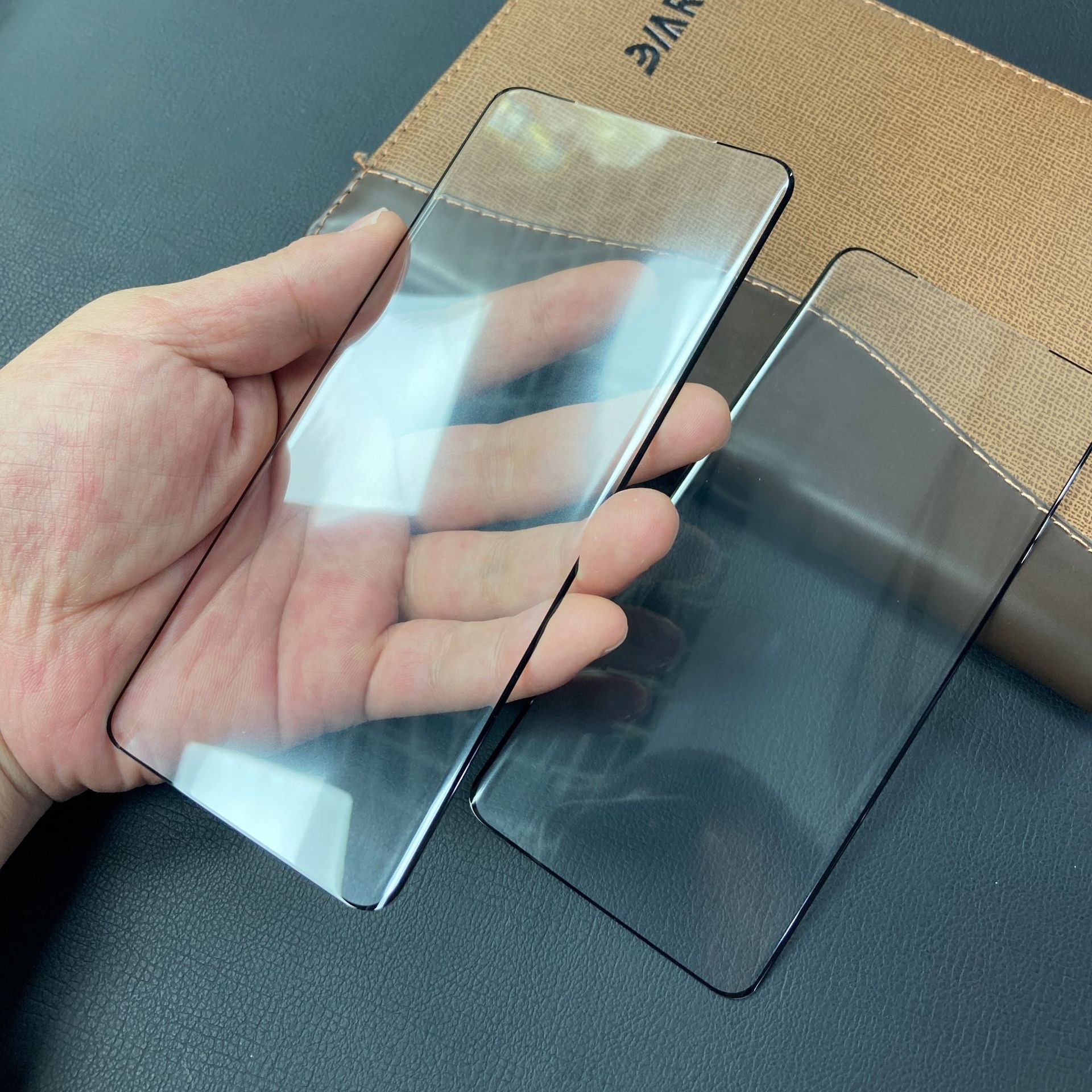 适用三星s21ultra全胶钢化膜曲面3d全胶保护膜解锁灵敏s21u全胶膜