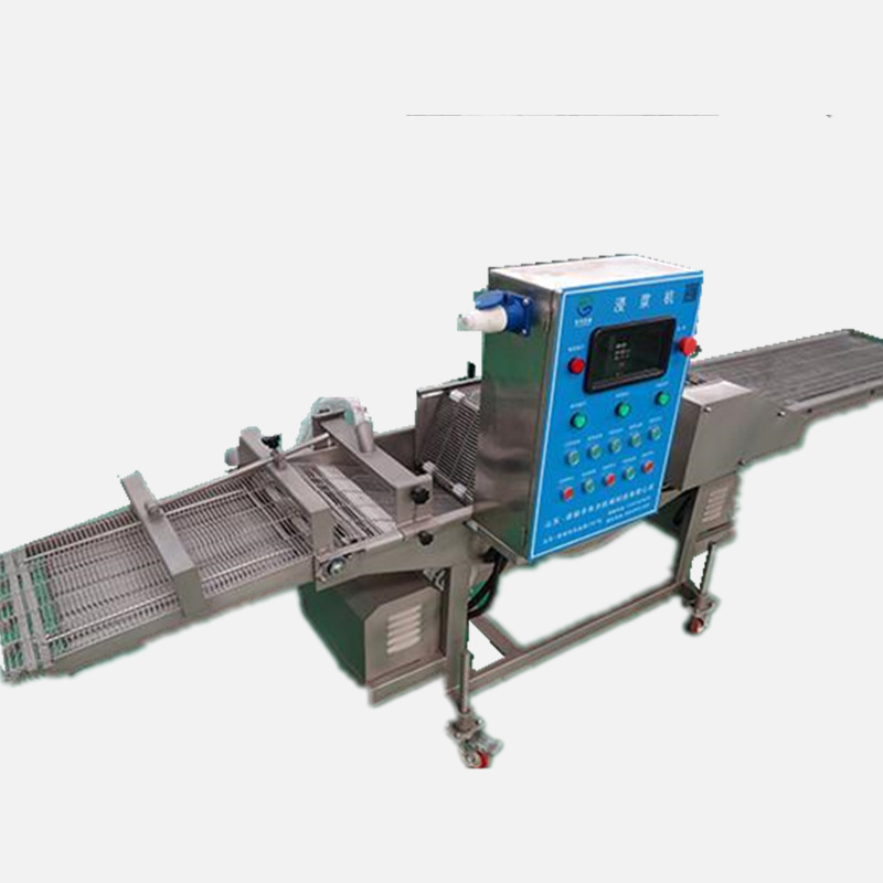 新品研发毛毛鱼上浆机器 新希望小酥肉裹浆机 鱼柳上浆机设备