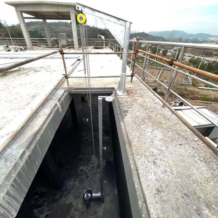 厌氧池如何安装潜水搅拌机南京凯普德kapuder