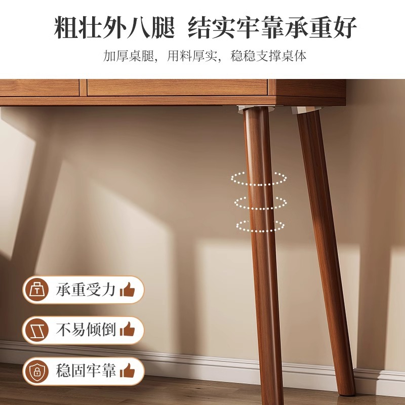 Dresser Modern Minimalist Bedroom New Chinese Style Internet Celebrity Desk Storage Cabinet Integrated Small Apartment Makeup Table Dresser