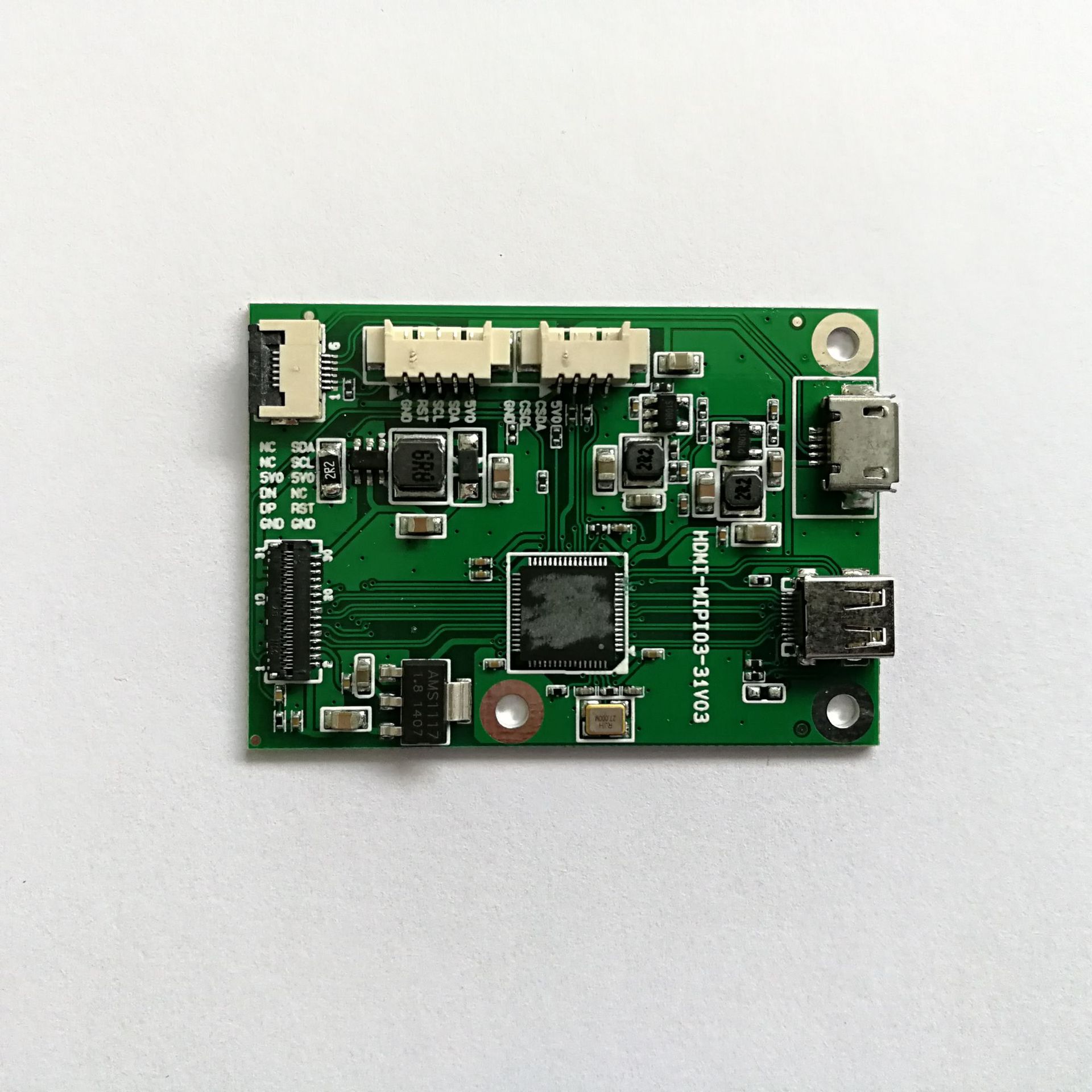 mipi转hdmi驱动板通点7寸,8寸,10.1寸800x1280mipi液晶屏驱动板