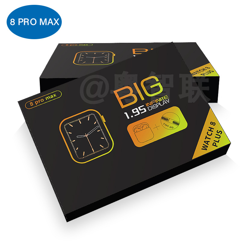 Hot Sale 8 Pro Max3 +1 Set Smart Watch Pro4 Earphone Christmas Gift Call Sports Cross-Border Watch