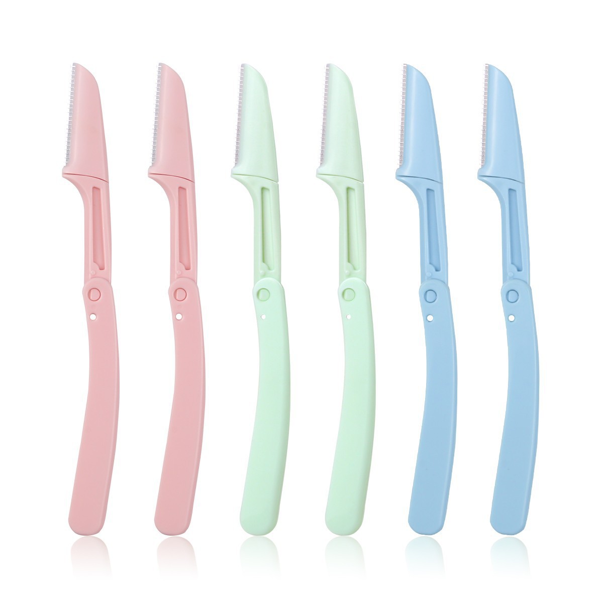 迷你手动折叠修眉刀 携带方便初学者眉刀 不锈钢刀片美妆工具批发