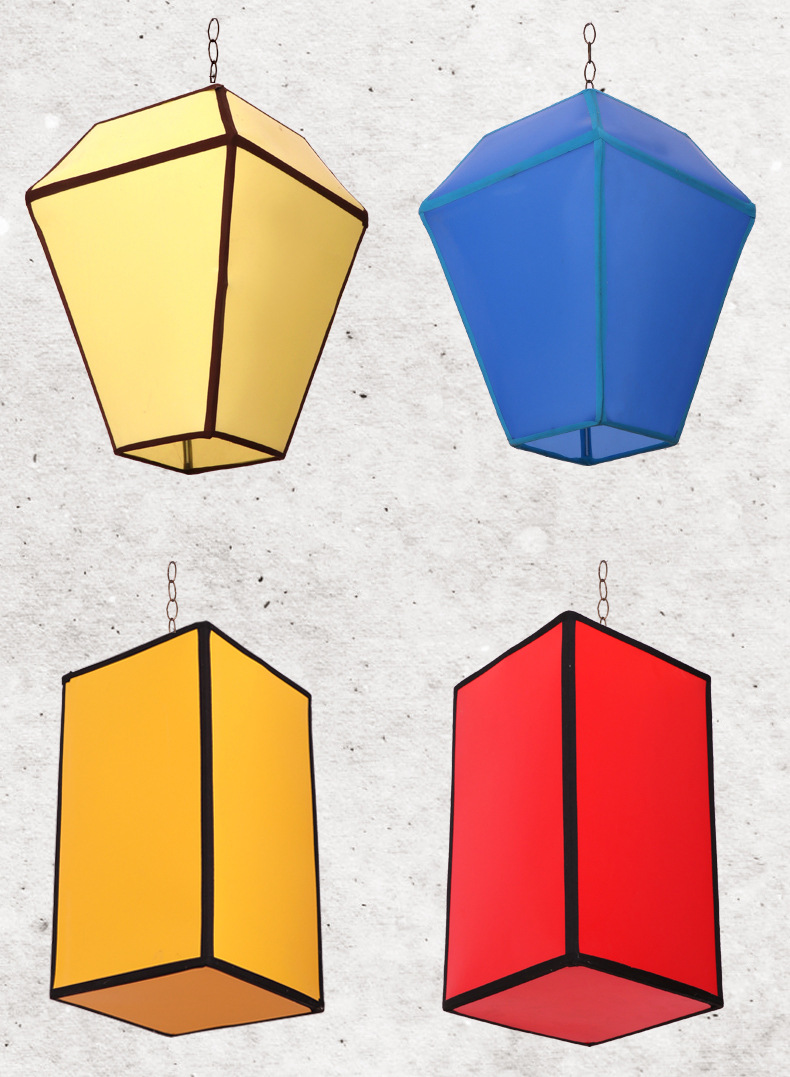 中式羊皮吊灯孔明灯婚庆礼火锅店做仿古冬瓜灯笼装饰异形长方灯笼