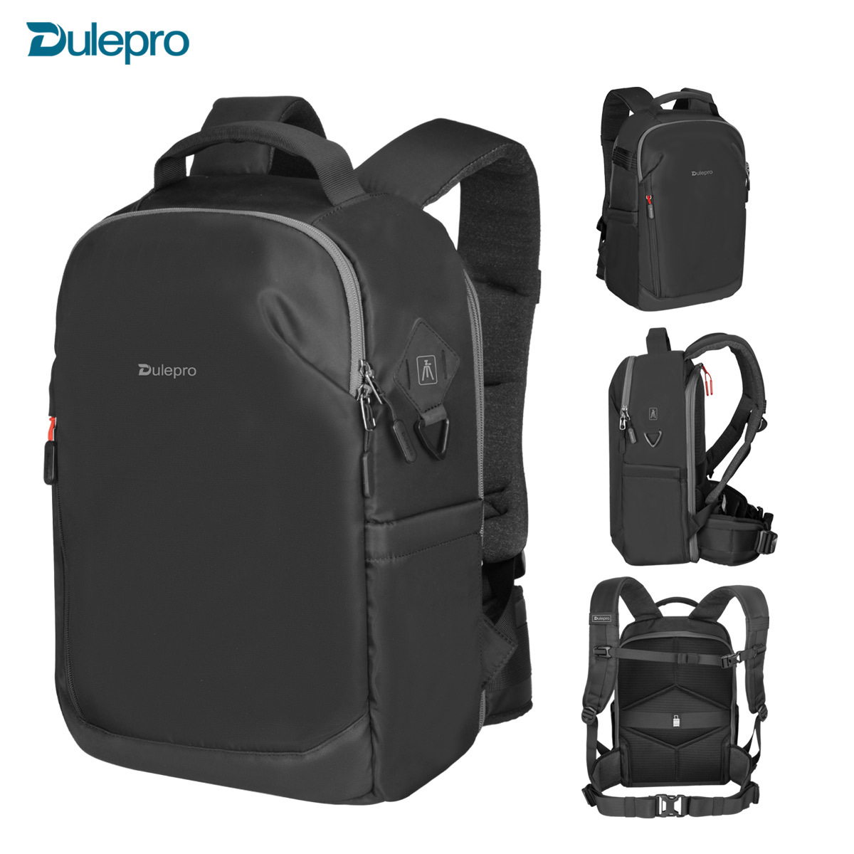 多乐双肩摄影包防水适用索尼佳能尼康专业单反数码相机无人机背包