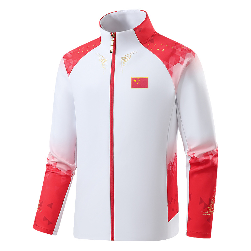 国家队运动服跆拳道儿童武术教练服体育生训练服团购国服比赛队服