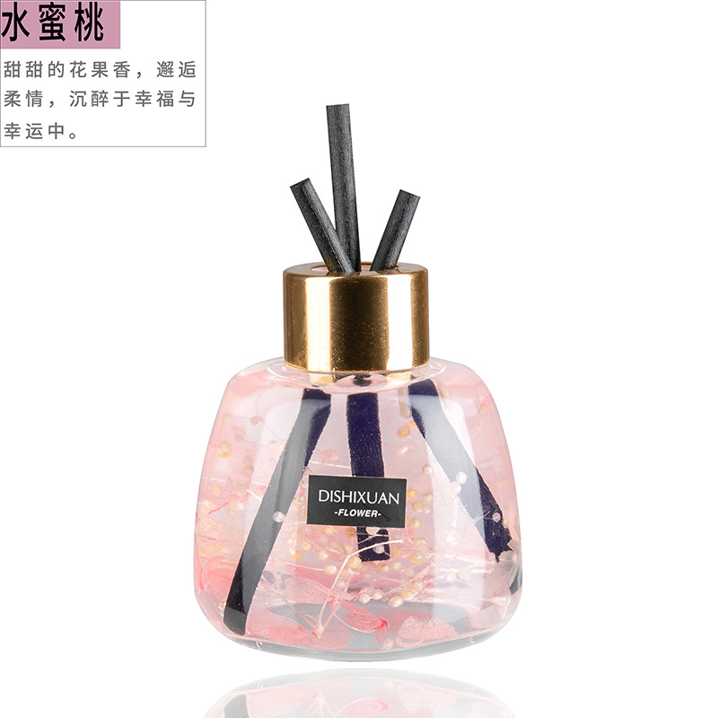 Car Dried Flower Fire-Free Aromatherapy Air Freshing Agent Preserved Fresh Flower Perfume Decoration Car Home Bedroom Fragrance 120ml