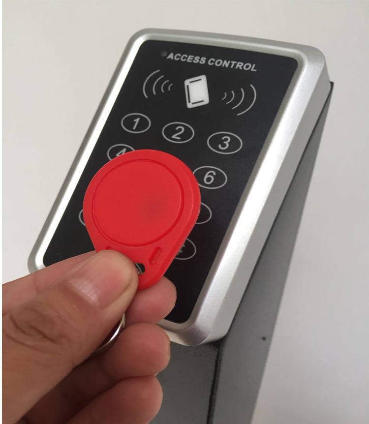 门禁机刷卡立柱读卡器人脸机人脸识别支架不锈钢电动门广告门室外