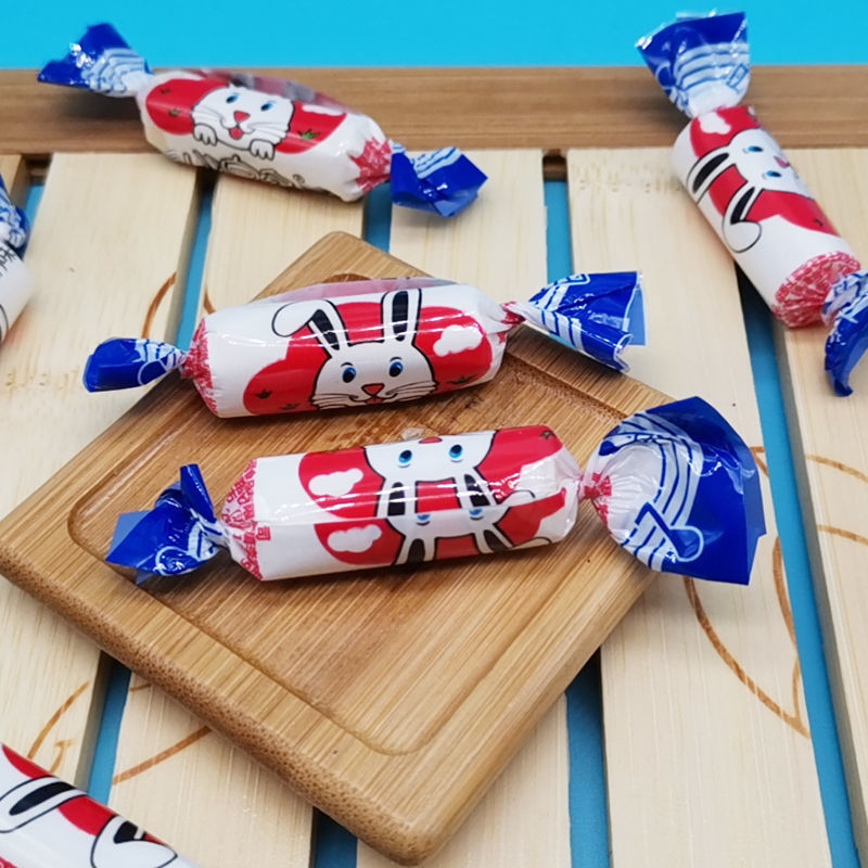 儿时小白兔原味奶糖小礼袋装奶酪棒糖果散装牛奶喜糖休200g闲零食