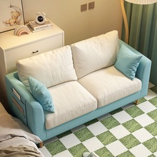 北欧现代简约网红款单人双人小沙发沙发客厅小户型卧室出租北红之