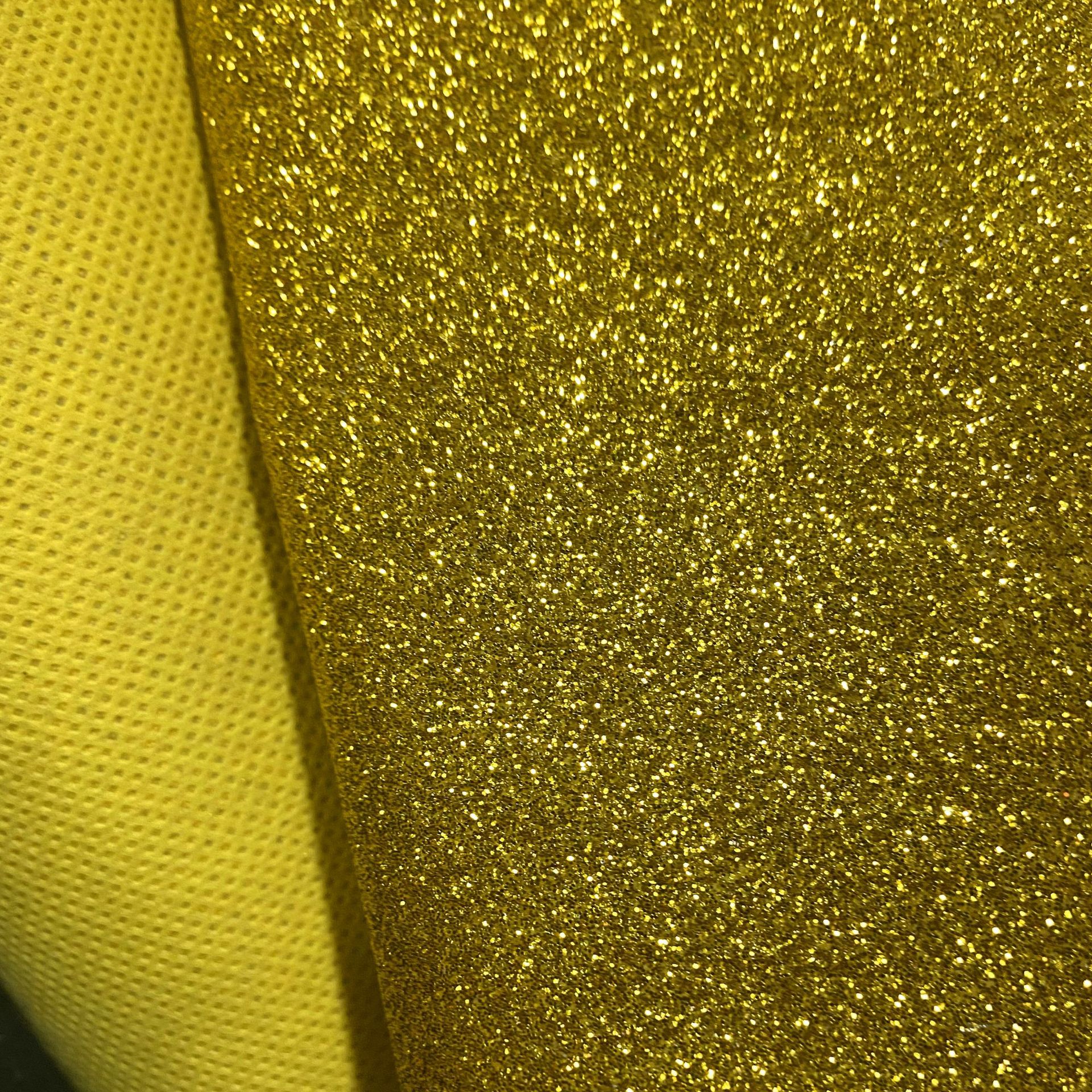 金葱粉无纺布闪光面料特pu皮革工艺品闪粉银粉布材料厂家直销