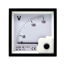 KDSI厂家供应 指针式电柜电工仪表BE-80 AC150V交流电压表