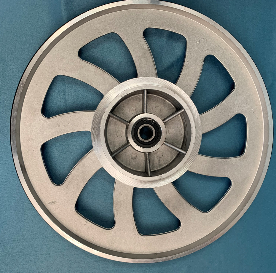 带锯轮带锯机配件上下轮主动轮从动轮配件带锯卡胶圈轮