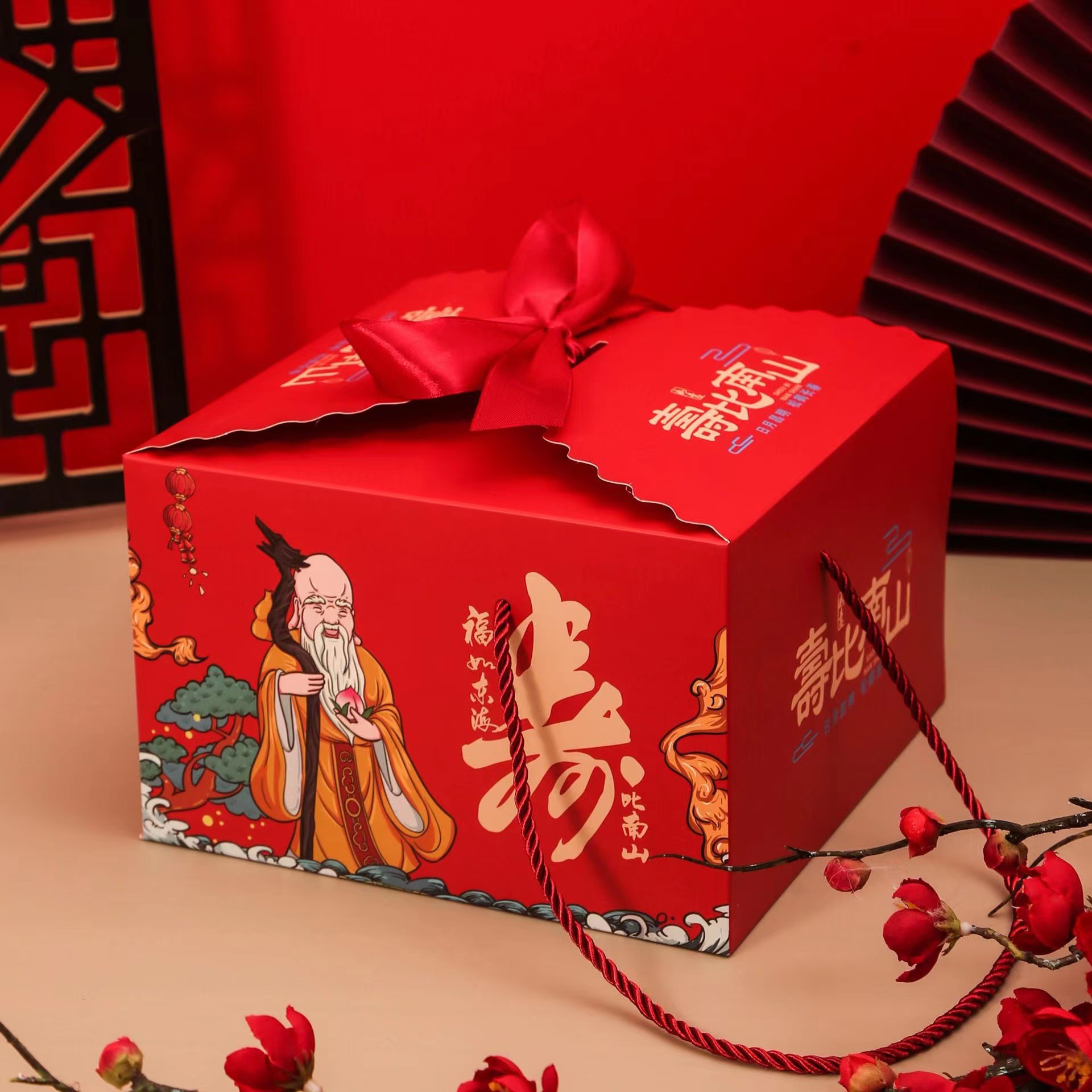 结婚喜糖盒2022新款乔迁过寿生日喜糖满月糖果礼盒包装纸盒空盒子