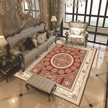 欧式客厅地毯轻奢家用茶几沙发垫美式波斯加厚防滑地垫复古床边毯
