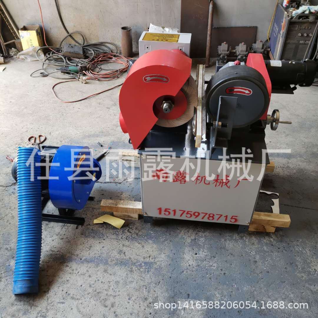 自动圆管除锈机不锈钢管拉丝机小型铝管无心外圆抛光机圆棒拉丝机