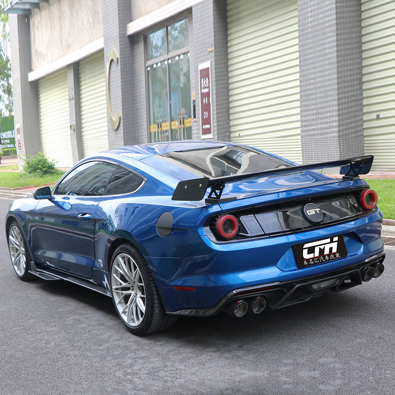 适用于15-22款福特野马赛道版定风翼mustang改装gt500碳纤大尾翼