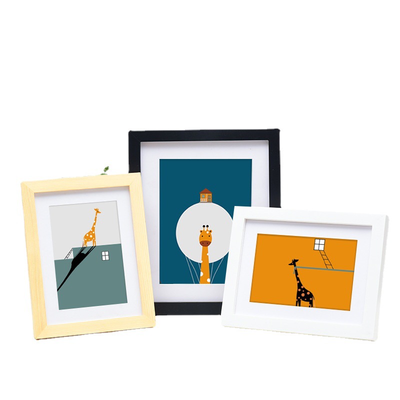 实木相框装裱框8k4k画框木质相框挂墙摆台海报框照片墙拼图框批发